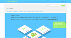 Desktop Screenshot of excelnuggets.com